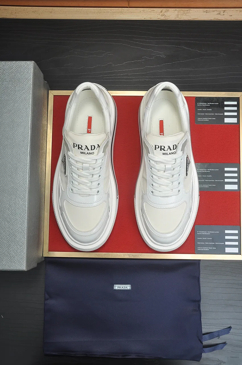 Men's shoes 💰580💶【PRADA】Top original, new season, high quality original goods, top imported calfskin with original imported glue, imported cowhide inside with original cowhide feet, original outsole! Quality guaranteed! Code 38-45 (45 customized)
